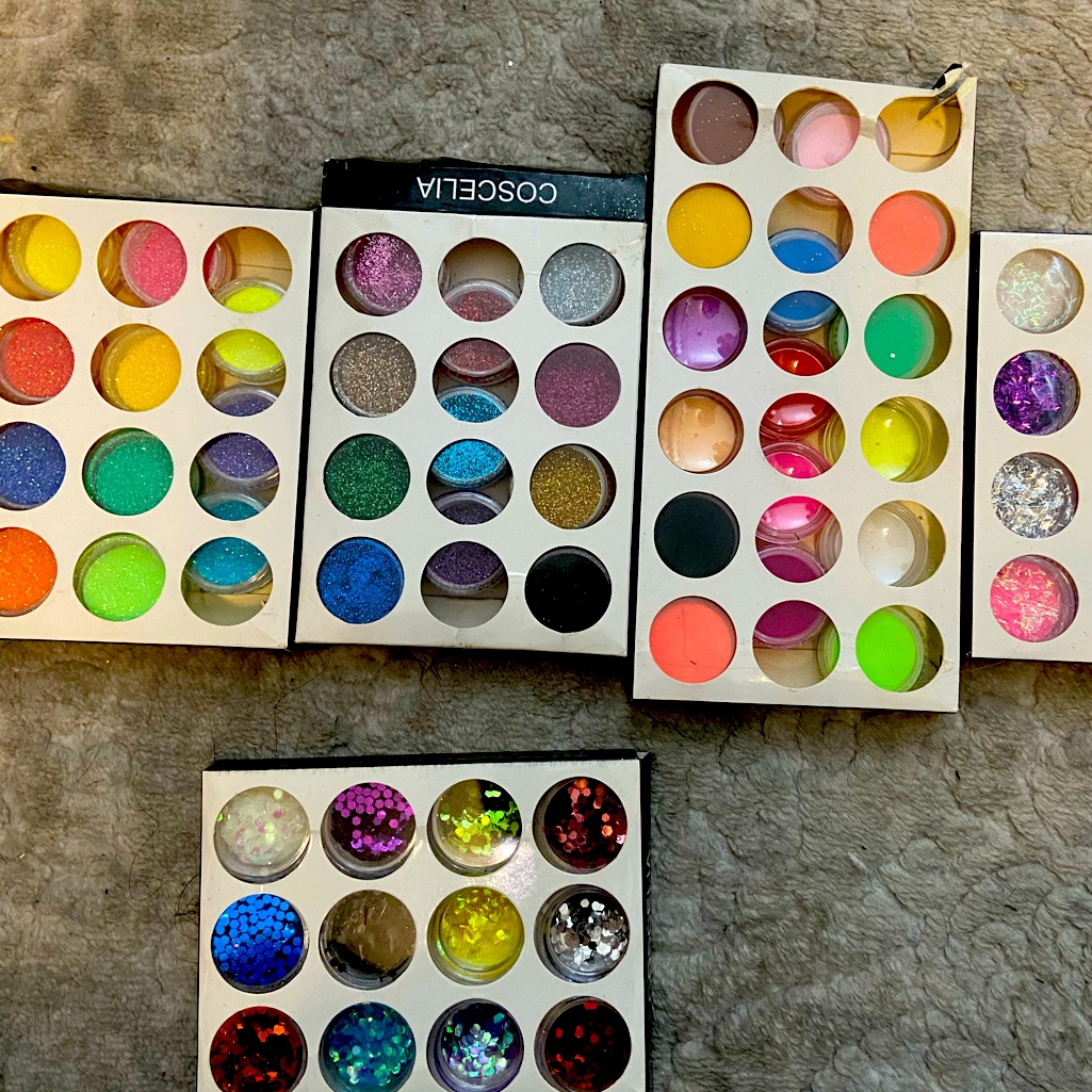 Package Of Rhinestones For Nails, Color Acrylic, Decoration For Acrylic Nails.
